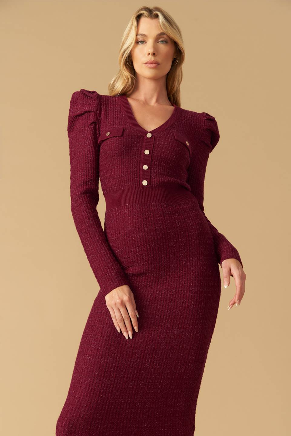 YOUNG LOVE SWEATER MIDI DRESS Flying Tomato